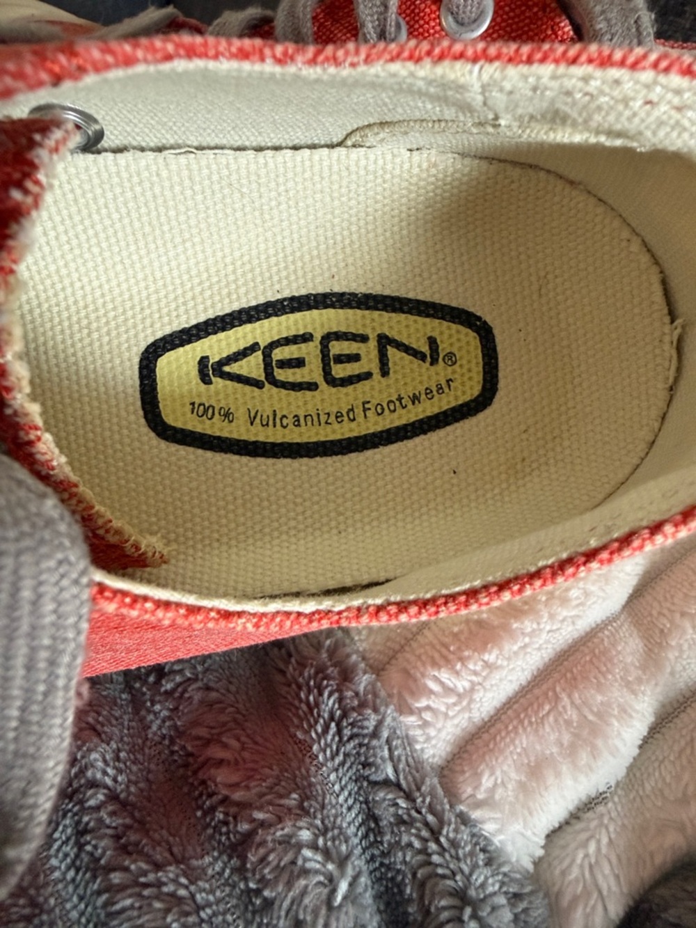 Keen Canvas Sneakers with Gray Laces - Picture 8 of 12